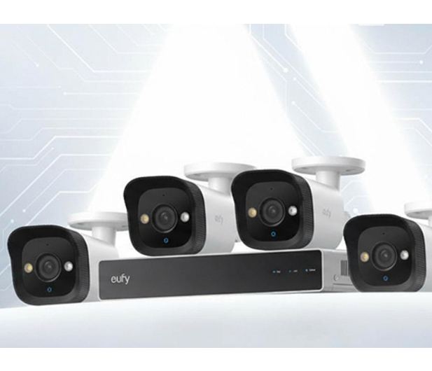 Eufy Zestaw 4 kamer PoE E40 Biały + rejestrator NVR S4 - 1505450 - zdjęcie 7